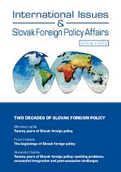 Twenty years of Slovak foreign policy:teething problems, successful integration and post-accession challenges Cover Image