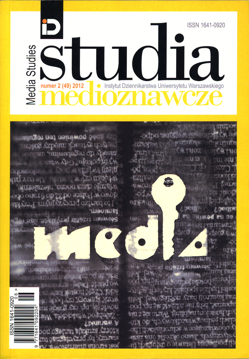 "Wokół mediów ery Web 2.0", red. nauk. Bohdan Jung