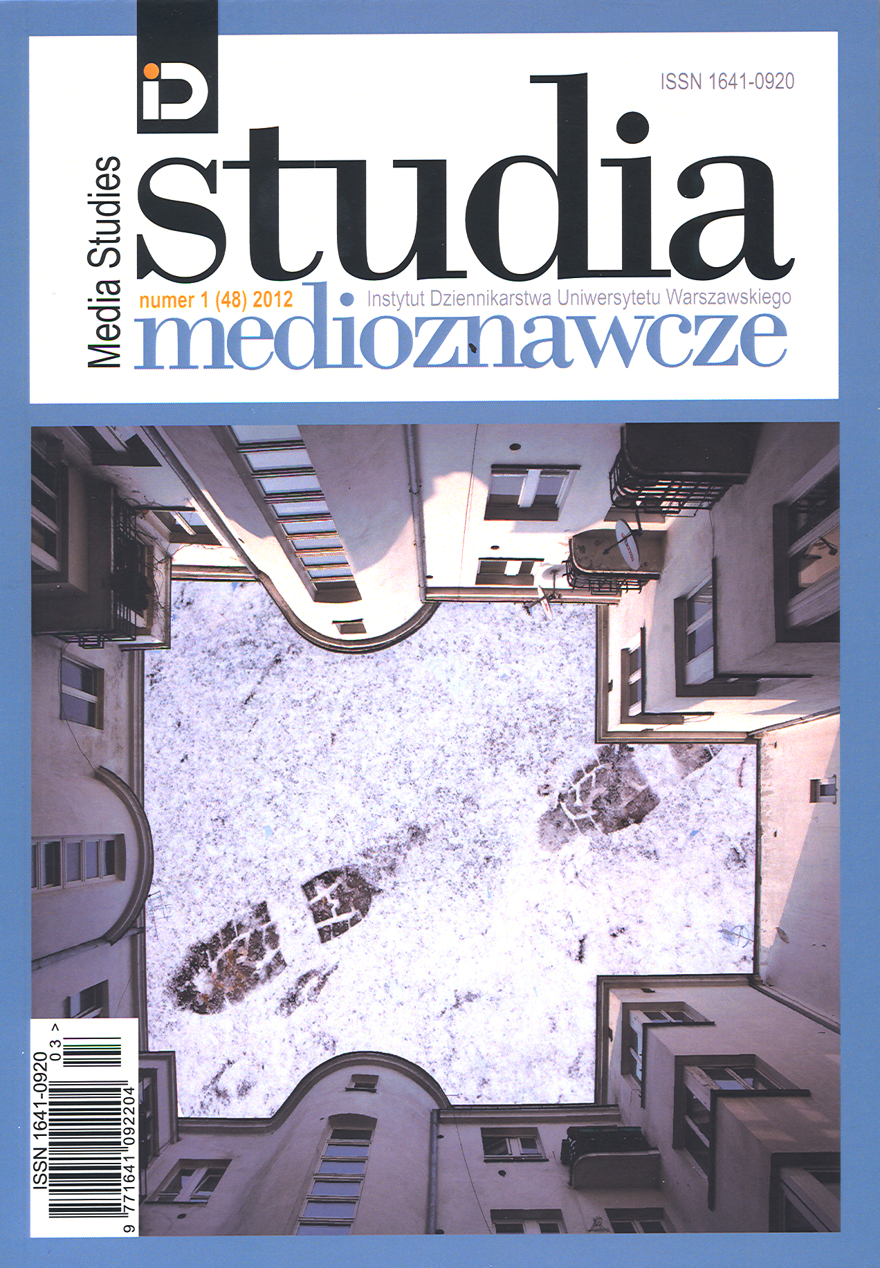 Crisis Events in Public Service Television Broadcasts: Comparative Analysis of Polish and Swedish News Programmes after the Earthquake and Tsunami in Japan Cover Image