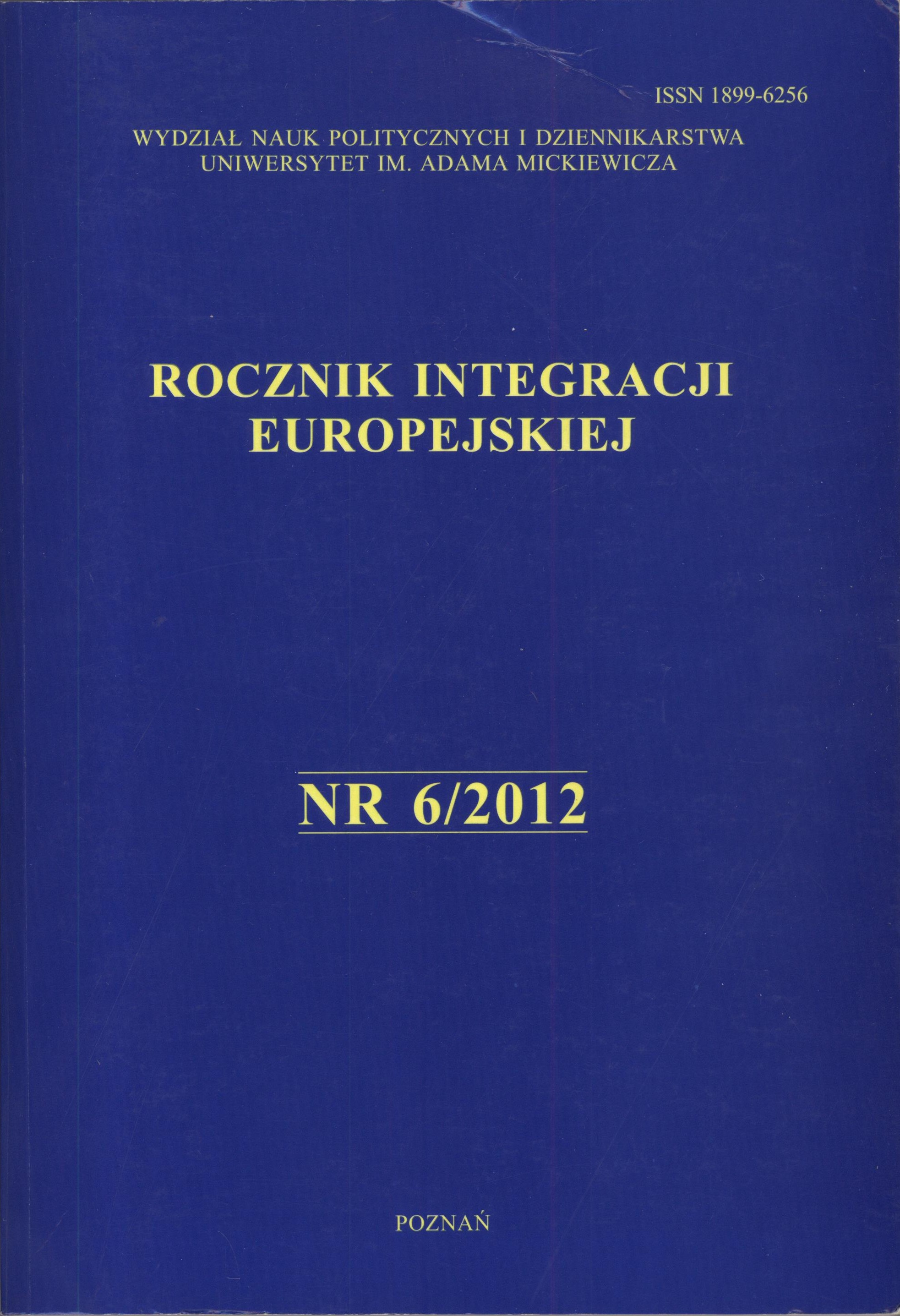 Relations between the European Union and Russia: the development of internal political interests? Cover Image