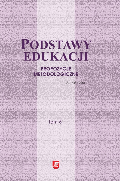 Methods of Assessment of Teachers' Interpersonal Competences. Johari's Window Model and Discounting Transaction Diagram as Postulated Pedeutological Research Tools Cover Image