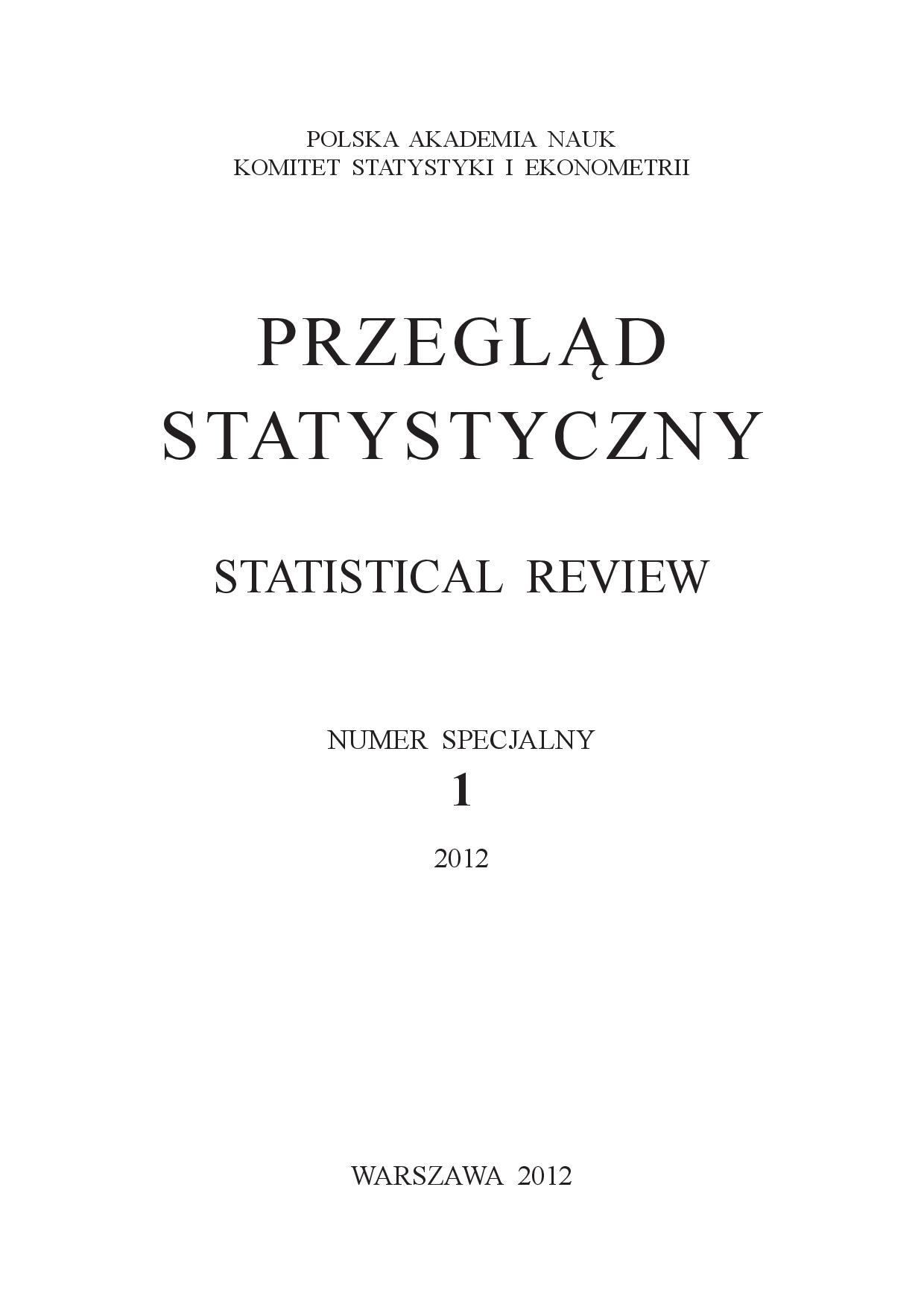 The Development of Statistical Thought in Poland in 19th c. Cover Image