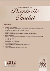 The Jurisprudence of the European Court for Human Rights: October-December 2011 Cover Image