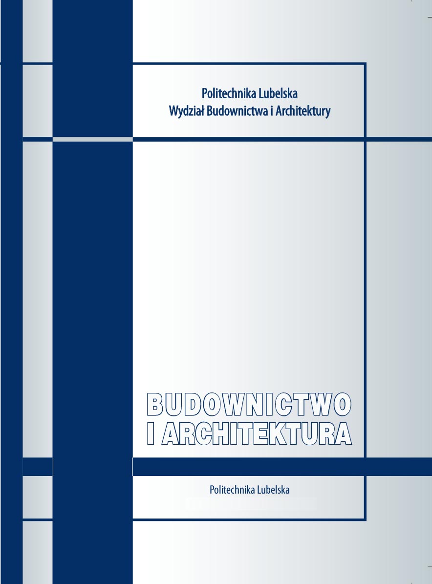 The architectural analysis of tenement at Bernardyńskiej 9 in Lublin Cover Image