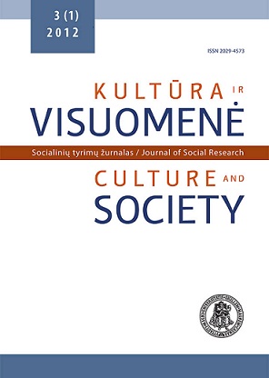 Labor Division at Home and Procreational Intentions: the Case of Lithuanian Families Cover Image