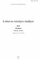 The escalation of the conflict between Lithuania and Poland in 1927: using Józef Piłsudski as a tool for reinforcing the nationalist authoritarian re Cover Image