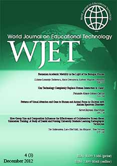 Patterns of Visual Attention and Gaze to Human and Animal Faces in Children with Autism Spectrum Disorders Cover Image