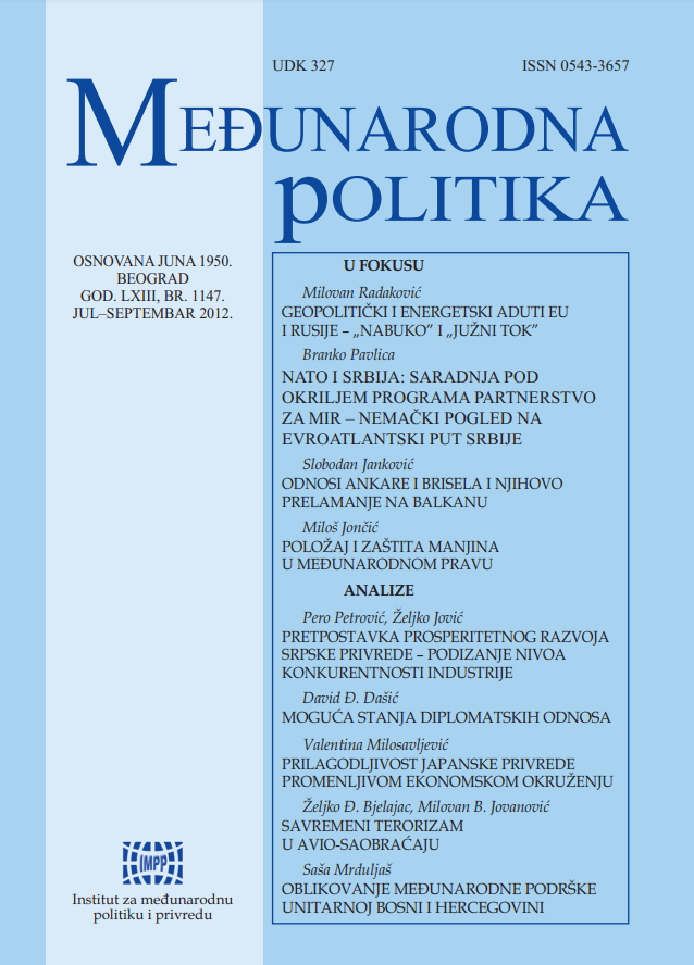 A Prerequisite for Prosperous Development of the Serbian Economy – Increasing Competitiveness of Industry Cover Image