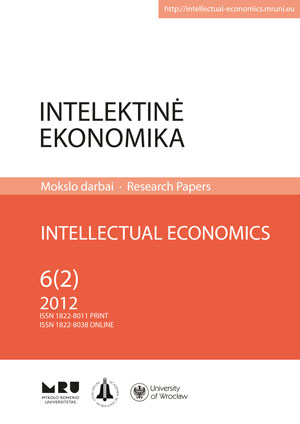 Lithuanian Economy in 2011-2020: Forecast of Main Macroeconomic Parameters as a Tool to Consider Sustainable Development of Health Financing Cover Image