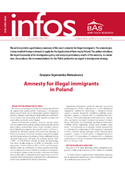 Amnesty for illegal immigrants in Poland. Cover Image