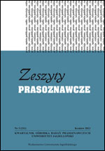 Sprawozdanie z konferencji: Wybory 2011. Media – Prawo – Społeczeństwo Cover Image