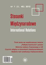 Marek Rewizorski (ed.), Unia Europejska w stosunkach międzynarodowych [The European Union in international relations] Cover Image