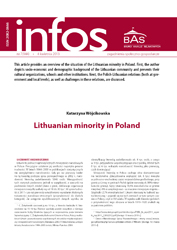 Lithuanian minority in Poland. Cover Image