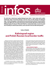 Kaliningrad region and Polish-Russian local border traffic. Cover Image