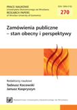 Public university as a subject of public procurement (selected problems) Cover Image