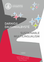 Problematic Use of the French Verb Devoir. Recommendations to Lithuanian Students Cover Image