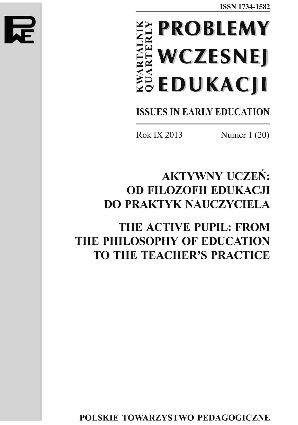 A journey to the „inside” of teachers` careers: On discovering the patos of pedeutology. A review of the book: Kariery zawodowe nauczycieli... Cover Image