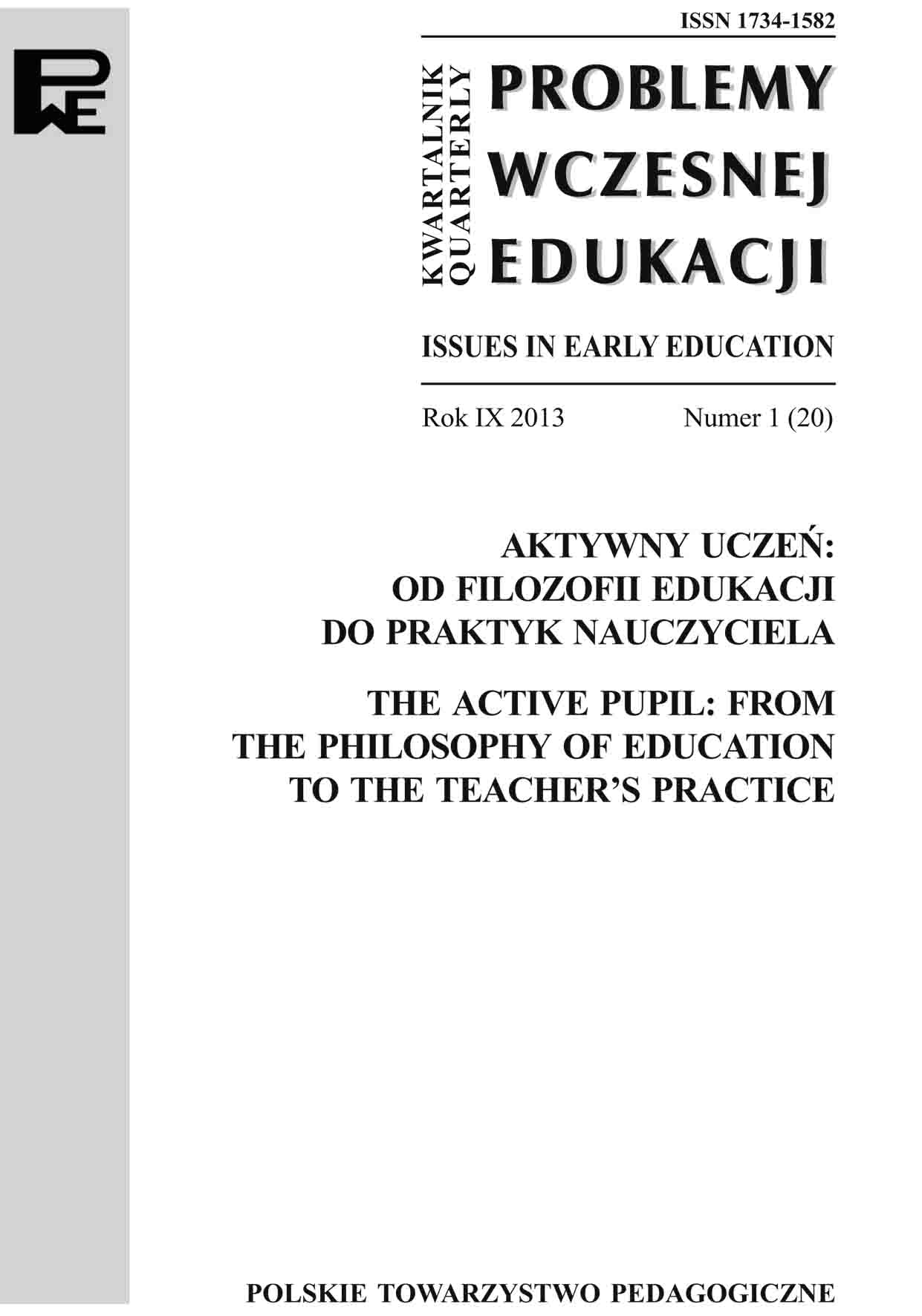 The hundred languages of the child: early childhood education inspired by Loris Malaguzzi’s pedagogical thinking Cover Image