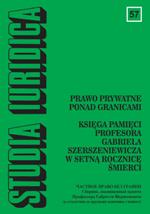 On historical development of the institution of legatum per vindicationem in Russian law after the partition of Poland Cover Image