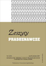 Press Publishing Activities of Cracow Economic and Agricultural Society in the years 1850-1862 Cover Image