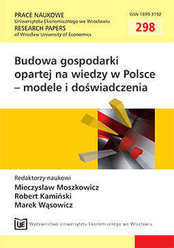 Suppliers in the supply chain in the formation of polish industry innovativeness. Case study Cover Image