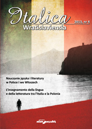 The sociolinguistic scenario for the teaching of Italian. Problems and challenges Cover Image