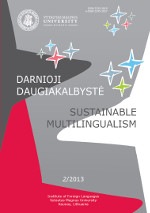 Foreign Language Learning Promoting Multilingualism in Latvia Cover Image