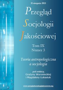 On the path from collecting facts to imagination, reflexivity, and back. Some remarks on the interdisciplinary discourse of sociology, ethnology and a Cover Image