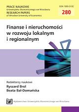 Operating surplus in the analysis of the financial situation of municipality of Sława in the years 2004-2011 Cover Image