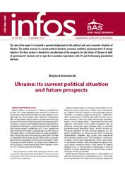 Ukraine: its current political situation and future prospects Cover Image
