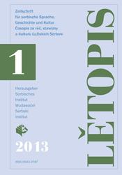 Jurij and Pawoł Cyž in the Sorbian National Movement Cover Image