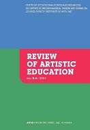 UNDERSTANDING THE CHALLENGES OF A POSSIBLE REFORM IN THE ROMANIAN EDUCATION SYSTEM PREPARING ARTS TEACHERS Cover Image