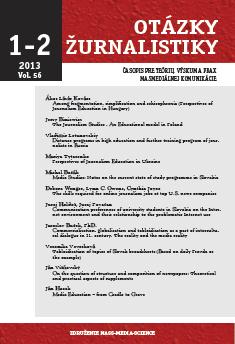 Communication preferences of university students in Slovakia on the Internet environment and their relationship to the problematic Internet use Cover Image