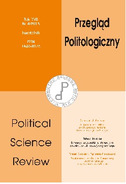 „Combination” – a mixed electoral system as a way to strengthen major political parties on the example of Lithuania Cover Image