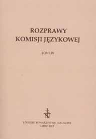 THE POLISH FEATURES IN “PROSTA MOVA” IN 18TH CENTURY Cover Image