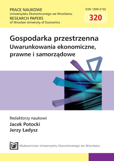 Functional transformation in rural areas of Lower Silesia in the years 1996-2010 Cover Image