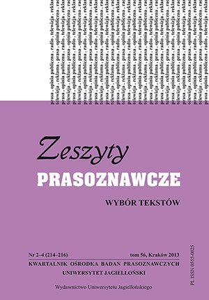 Mission or Commercialism – the Evolution of Programme of Telewizja Polska SA Cover Image