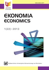 Characteristics of weather derivatives, along with a description of use of the instrument in Poland and abroad Cover Image