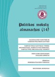 "Lithuanian political thought of the anthology" Volume I, "Lithuanian political thought in 1918-1940." Review Cover Image