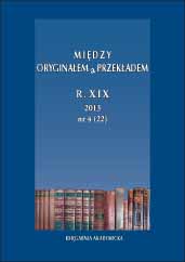 A few thoughts on the reception of Contemporary French Drama in Poland after 1989 Cover Image