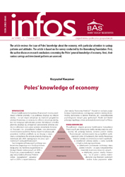 Poles’ knowledge of economy. Cover Image