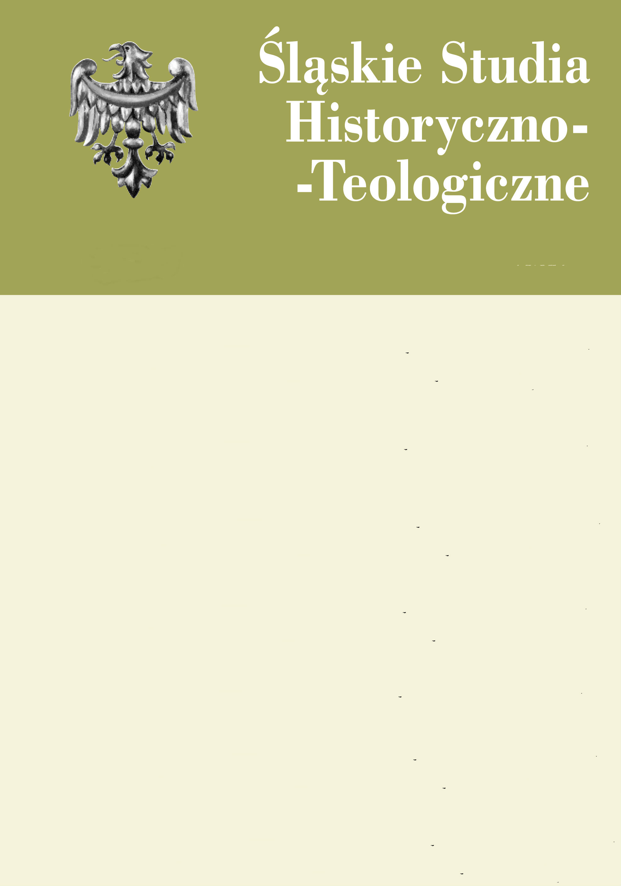 Selected Issues of Pavel Florensky’s Sophiology – An Attempt of Synthesis Cover Image