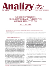 A theoretical view on the functions of contemporary public levies administration.