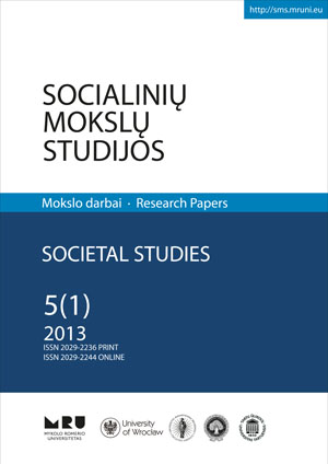 Reflection on Culture and Its Synthesis in the World Outlook of Lithuanian Intellectuals at the End of the 19Th C. and Beginning of the 20Th C Cover Image