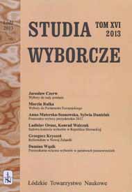 FRANCUSKIE WYBORY PREZYDENCKIE 2012 – SPOJRZENIE POLITOLOGICZNE