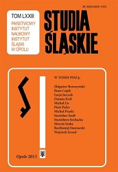 The former Polish-German border in consciousness of the inhabitants of Olesno Province and Kłobuck Province  Cover Image