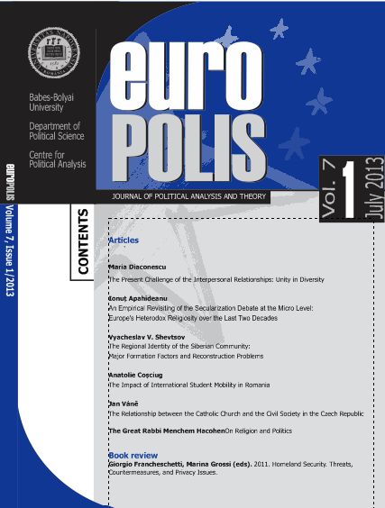 AN EMPIRICAL REVISITING OF THE SECULARIZATION DEBATE AT THE MICRO LEVEL: Europe’s heterodox religiosity over the last two decades Cover Image