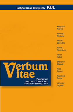 “Mors est a vita discedere”. The Theological Concept of the Death in the Teaching of Origen Cover Image