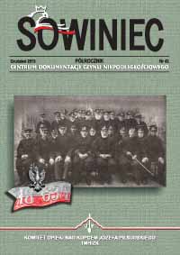 A report on the activity of the Foundation of the Center for Research and Documentation of the Polish Struggles for Independence in 2012 Cover Image
