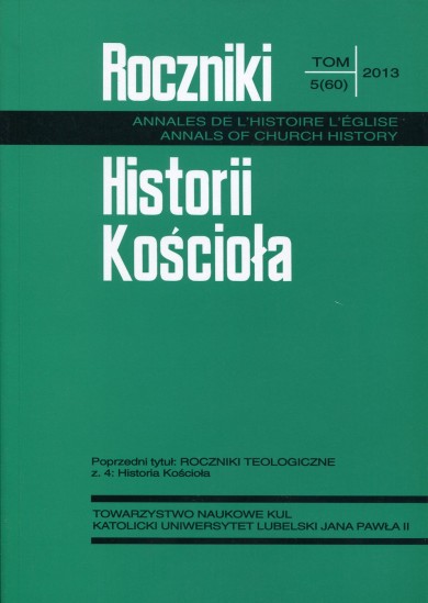 The Status of the Archidioceses of Gniezno in the Light of Brevis descriptio historico-geographica ecclesiarum archidioecesis gnesnensis et posnaniens Cover Image